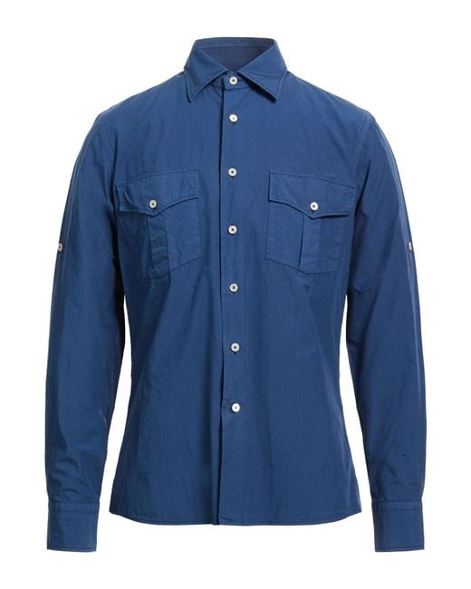 Alessandro Gherardi Blue Shirts for men