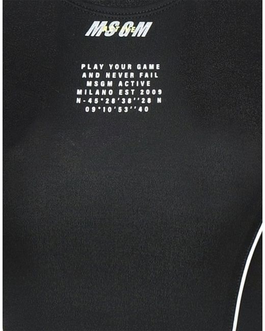 MSGM Black Top