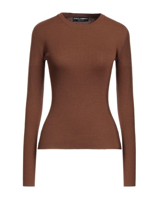 Dolce & Gabbana Brown Sweater