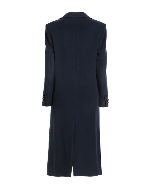 MSGM Blue Coat Virgin Wool, Polyamide