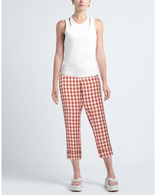 Massimo Alba Red Trouser