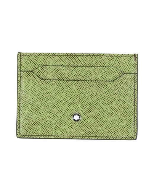 Montblanc Green Military Cardholder Leather