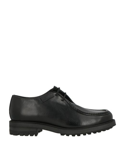 Stringate di Pollini in Black da Uomo