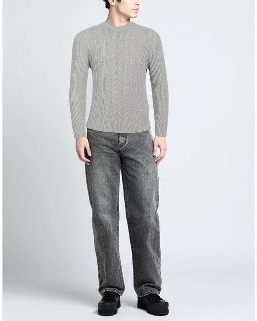 Brooksfield Gray Sweater for men