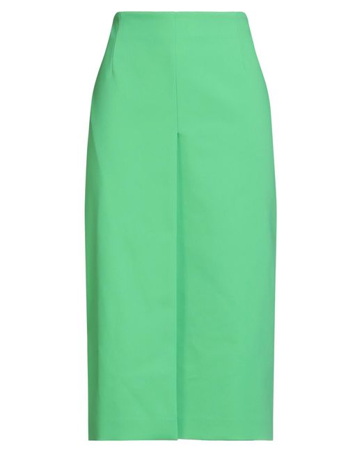 MSGM Green Midi-Rock