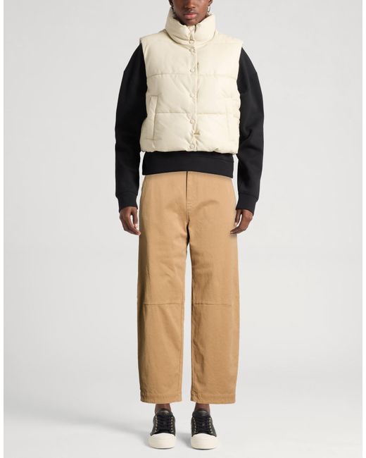 Tela Natural Camel Pants Cotton, Elastane