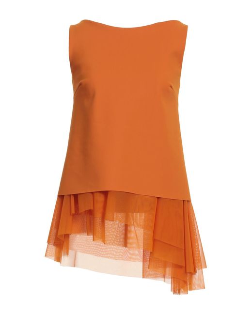 La Petite Robe Di Chiara Boni Orange Top