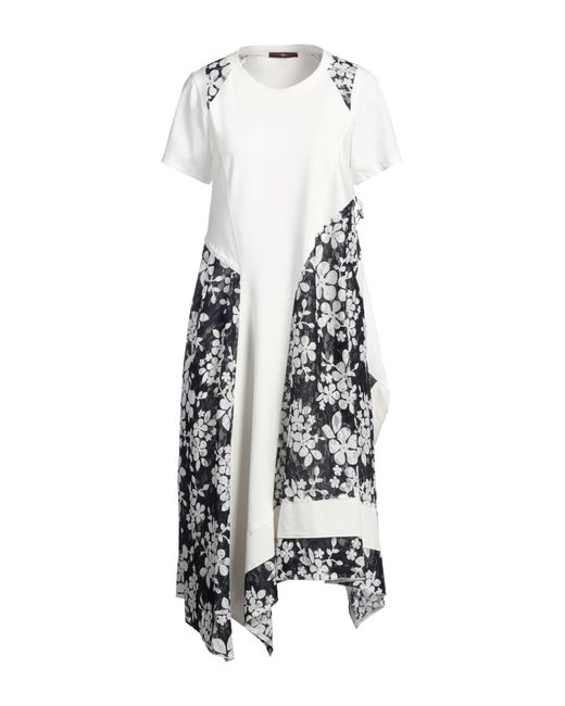 High White Midi Dress
