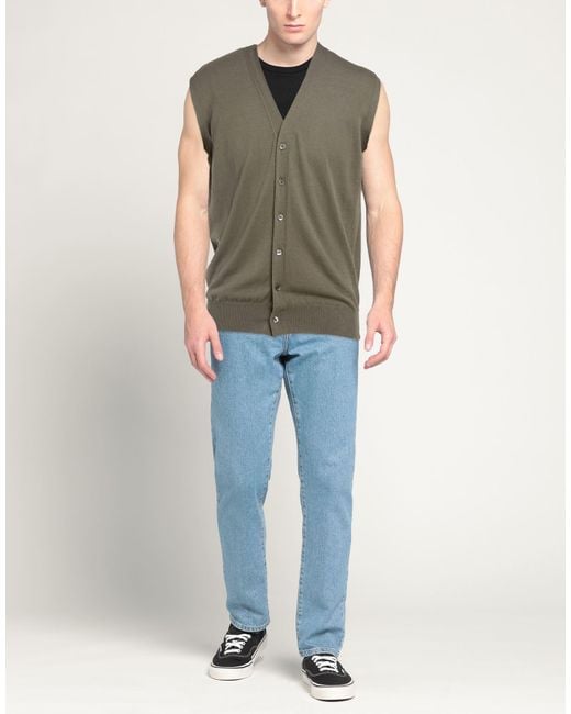 Bellwood Green Cardigan Cotton for men