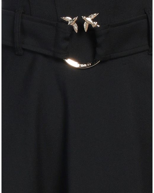 Pinko Black Mini Dress Wool, Polyester, Viscose, Elastane
