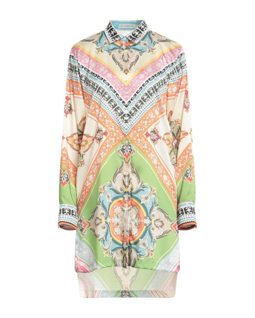 Mary Katrantzou White Mini Dress