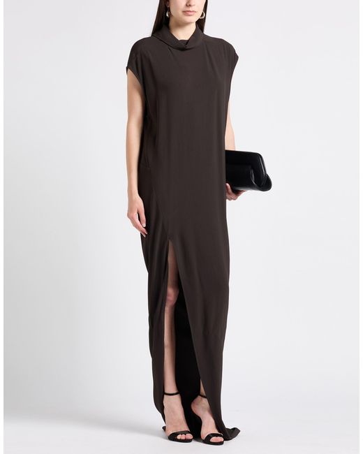 Rick Owens Brown Maxi Dress