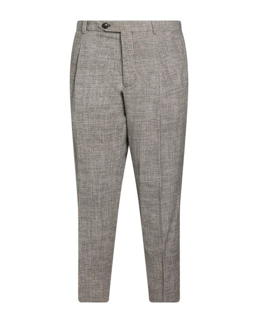 Circolo 1901 Gray Pants Cotton, Elastane for men