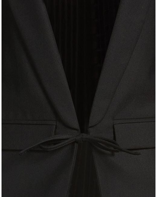 Sessun Black Blazer Polyester, Wool, Elastane