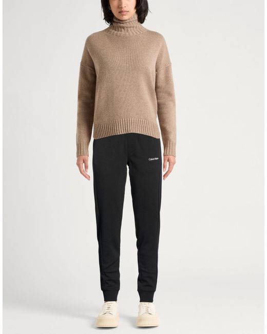 Calvin Klein Black Pants Cotton, Polyester
