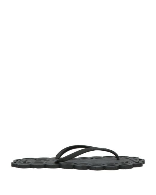 Carlotha Ray White Thong Sandal Rubber