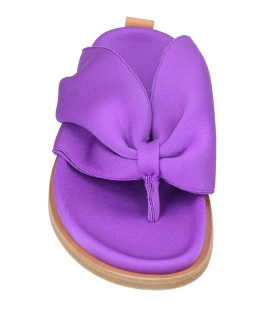Forte Forte Purple Thong Sandal