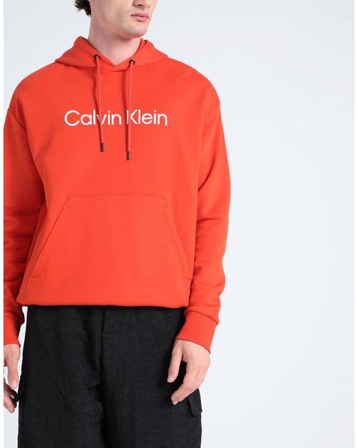 Calvin Klein Orange Sweatshirt for men
