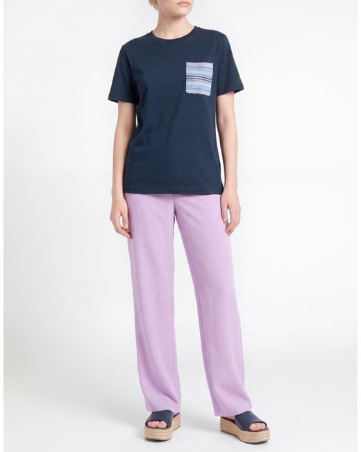 Missoni Blue Midnight T-Shirt Cotton