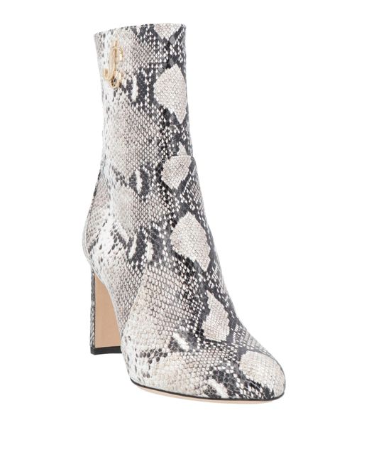 Jimmy Choo White Ankle Boots