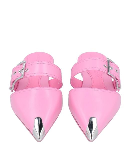 McQueen Pink Mules & Clogs
