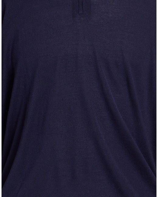 Drumohr Blue Sweater Silk for men
