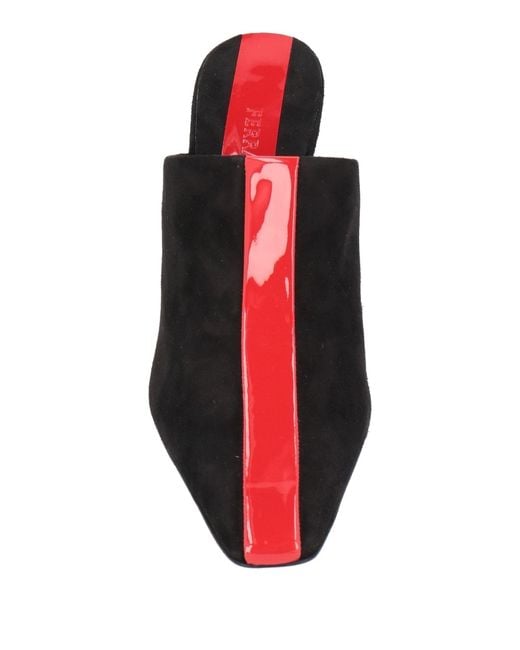 Ferragamo Black Mules & Clogs