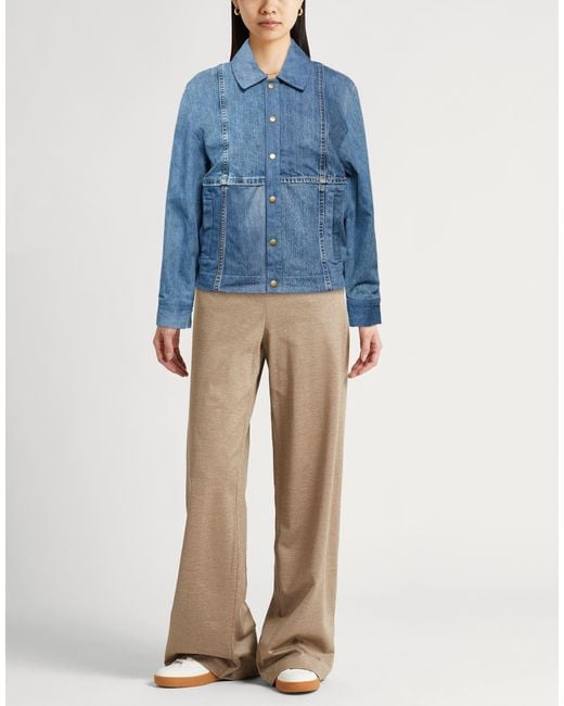 E.L.V. Denim Blue Denim Outerwear Cotton, Elastane