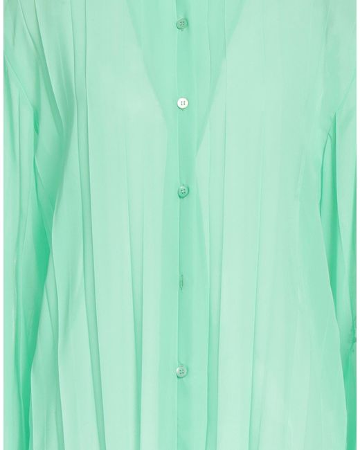Dries Van Noten Green Shirt Polyester