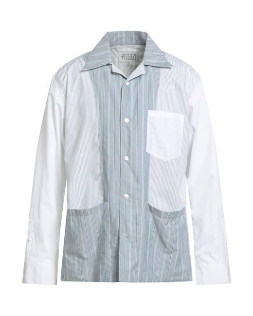 Maison Margiela Blue Shirt Cotton for men