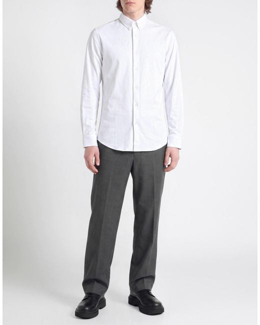 Calvin Klein White Shirt Cotton for men