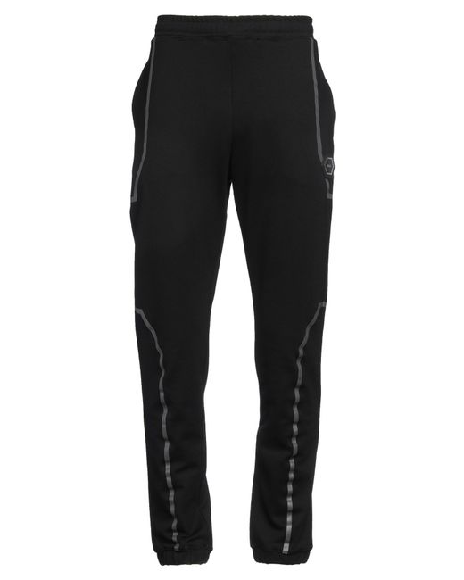 BALR Black Pants Viscose, Polyamide, Elastane for men