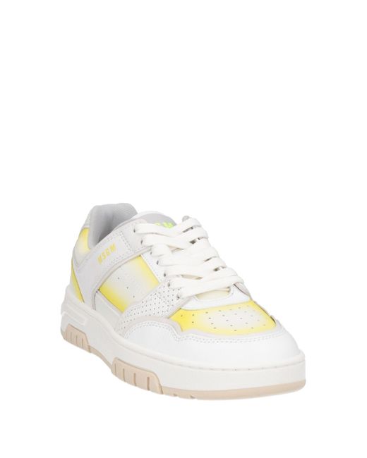 MSGM White Trainers