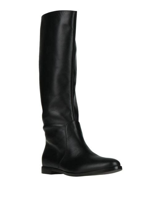 Sergio Rossi Black Boot Leather