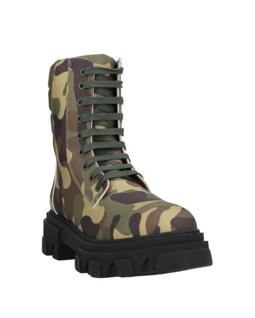 Botines De Caña Alta Gia Borghini de color Brown