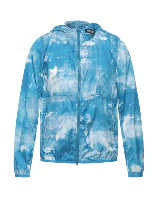 Woolrich Blue Jacket for men