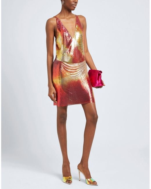 Rabanne Red Mini Dresses