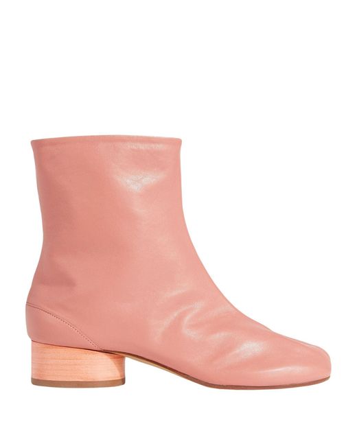 Maison Margiela Pink Ankle Boots