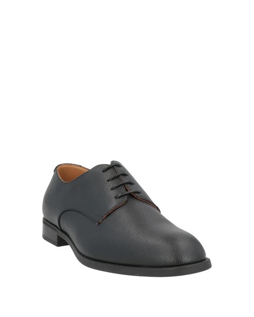 Emporio Armani Gray Lace-up Shoes for men