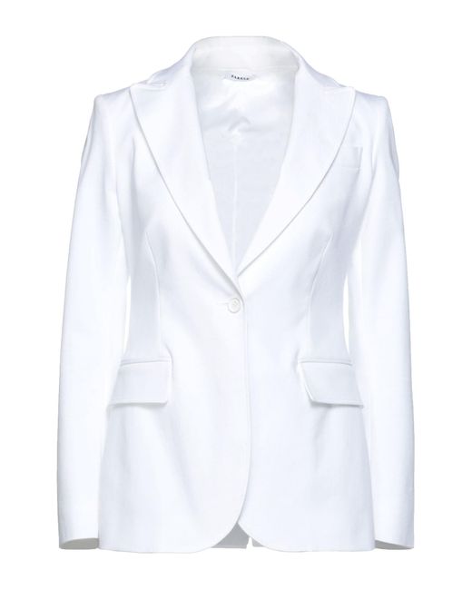 P.A.R.O.S.H. Suit Jacket in White - Lyst
