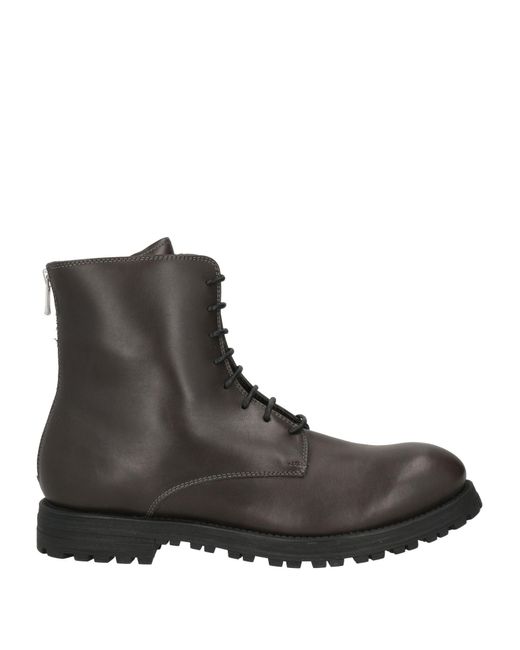 Officine Creative Brown Ankle Boots