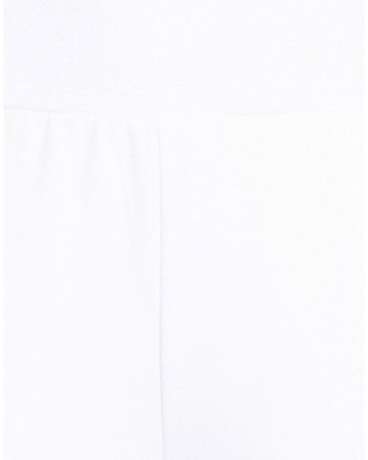 EA7 White Pants Cotton, Elastane