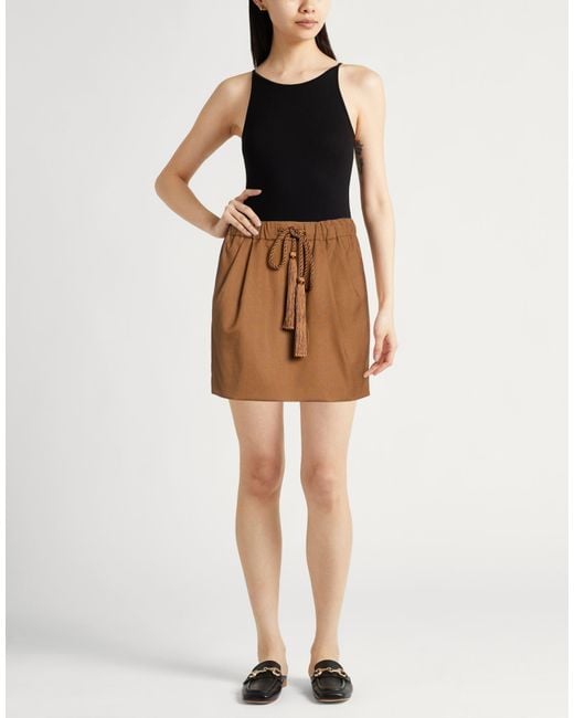 Max Mara Brown Mini Skirts