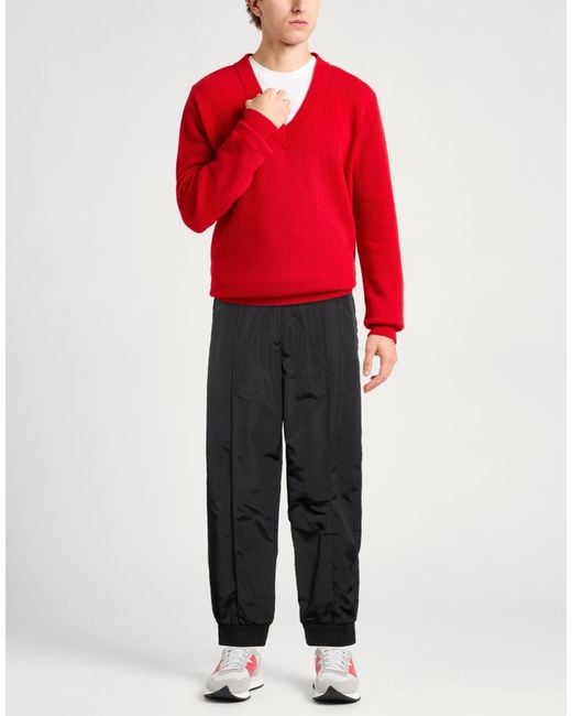 ARMANI EXCHANGE Black Pants Cotton, Elastane for men