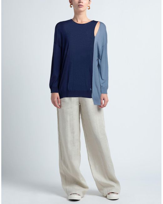 Erika Cavallini Semi Couture Blue Sweater