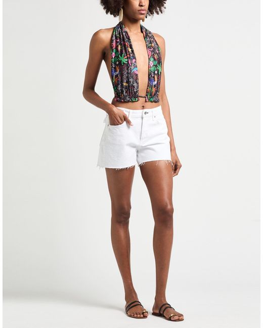 Rag & Bone White Denim Shorts