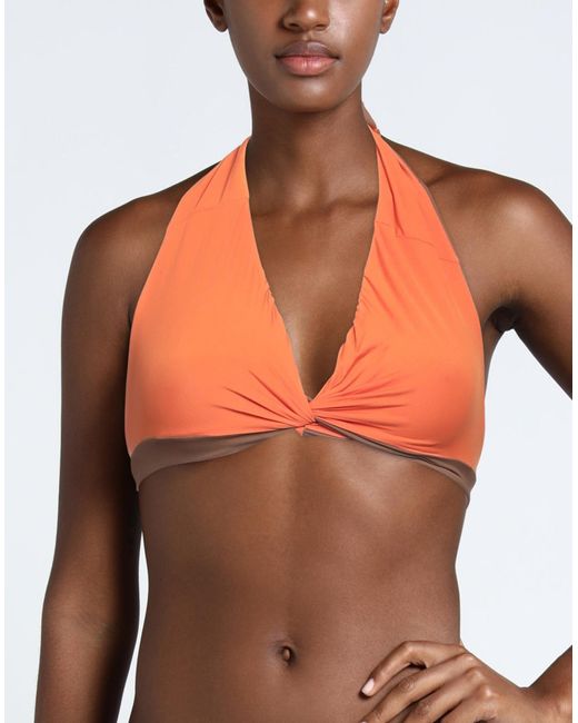 Fisico Orange Bikini Top