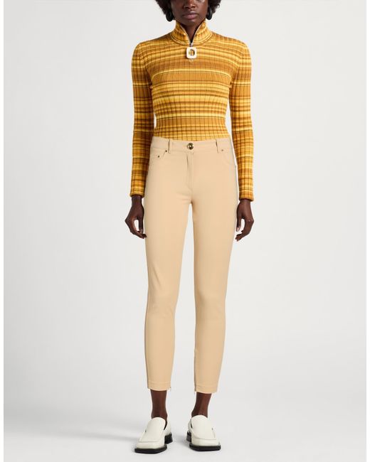 Elisabetta Franchi Natural Pants Polyamide, Elastane