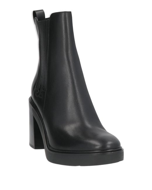 Tory Burch Black Ankle Boots Leather
