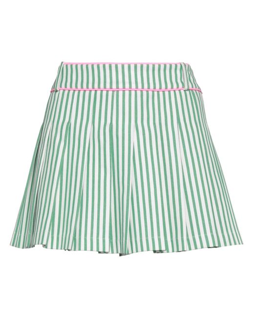 Chiara Ferragni Green Mini Skirt